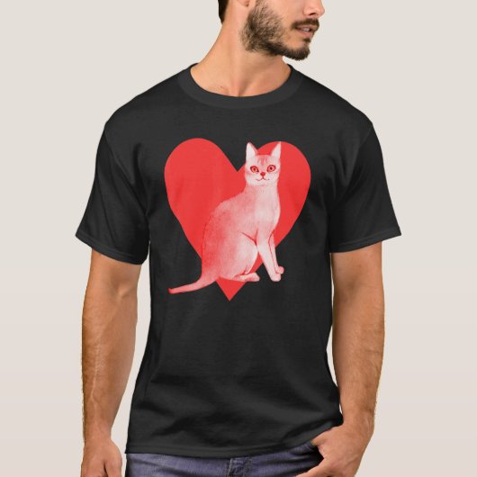 Singapura-Katze T-Shirt (Vorderseite)