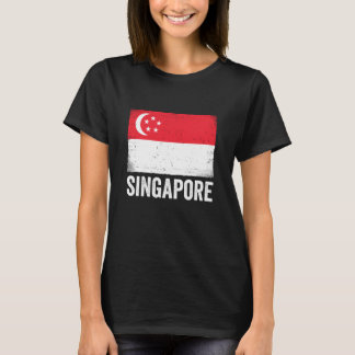 Singapurische Flagge Singapur T-Shirt