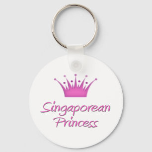 Singapurische Prinzessin Schlüsselanhänger