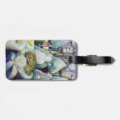 Singapurs sonnengetrocknete Aromen Gepäckanhänger (Rückseite horizontal)