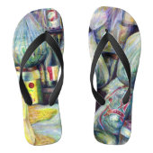 Singapurs sonnige Aromen Badesandalen (Fußbett)