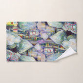 Singapurs sonnige Aromen Badhandtuch Set (Handtuch)