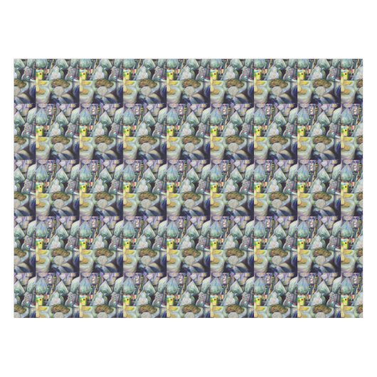 Singapurs sonnige Aromen Tischdecke (Vorderseite (Horizontal))