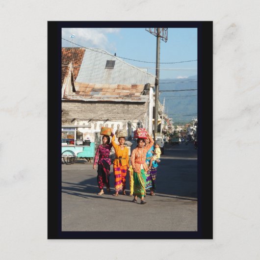 Singaraja Bali Indonesien Postkarte (Vorderseite)