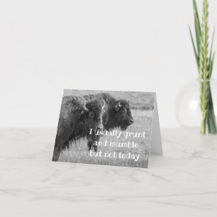 SINGBUFFALO ***GLÜCKLICHER BIRTHAG*** KARTE