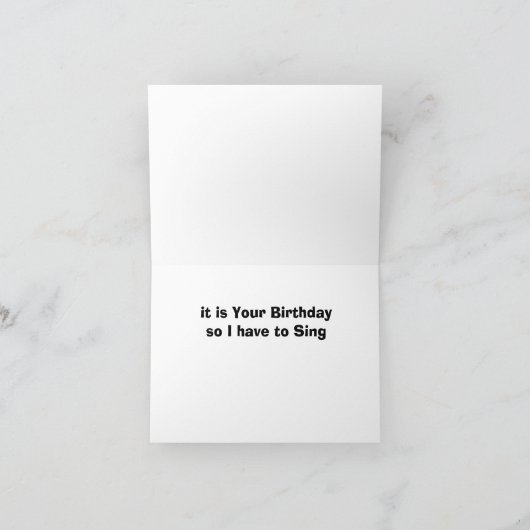 SINGBUFFALO ***GLÜCKLICHER BIRTHAG*** KARTE (Innenseite)