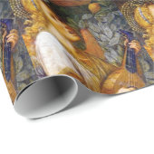 SINGCHRISTMAS ANGEL ,JOY PEACE LIEBE PARCHMENT GESCHENKPAPIER (Rolleneckpunkt)