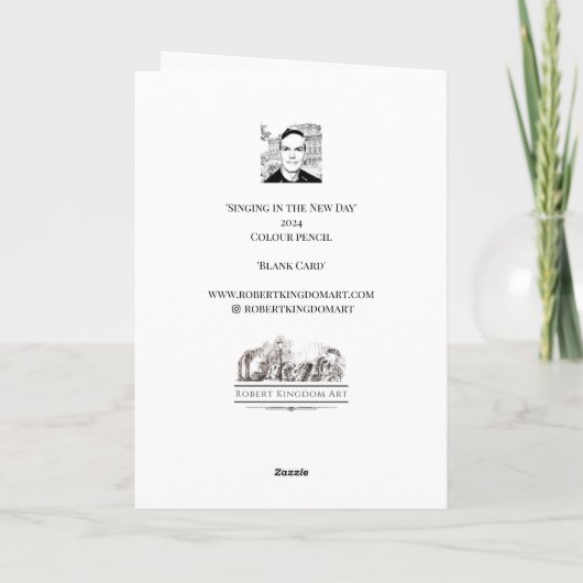 Singen am Neuen Tag - Dankeskarte (Rückseite)