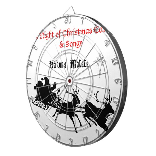 Singen am Weihnachtsfest - Carols & Festive Joy Dartscheibe (Vorderseite rechts)