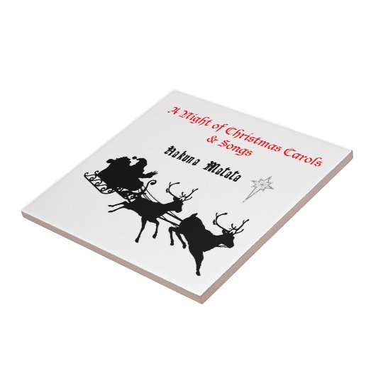 Singen am Weihnachtsfest - Carols & Festive Joy Fliese (Seite)