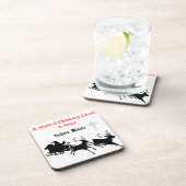 Singen am Weihnachtsfest - Carols & Festive Joy Getränkeuntersetzer (Rechte Seite)