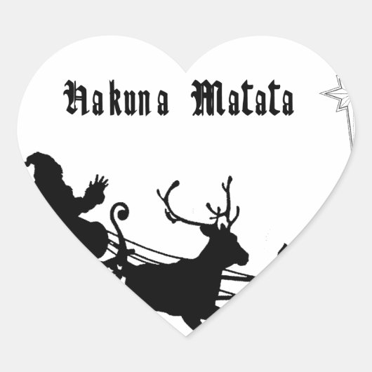 Singen am Weihnachtsfest - Carols & Festive Joy Herz-Aufkleber (Vorderseite)