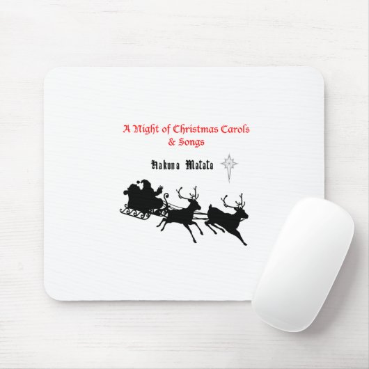 Singen am Weihnachtsfest - Carols & Festive Joy Mousepad (Mit Mouse)