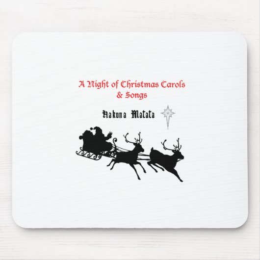 Singen am Weihnachtsfest - Carols & Festive Joy Mousepad (Vorne)