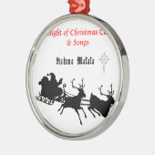 Singen am Weihnachtsfest - Carols & Festive Joy Ornament Aus Metall (Links)