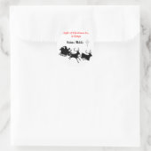 Singen am Weihnachtsfest - Carols & Festive Joy Runder Aufkleber (Tasche)