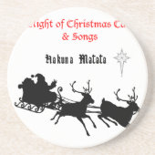 Singen am Weihnachtsfest - Carols & Festive Joy Untersetzer (Vorne)