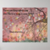 Singen egal poster (Vorne)