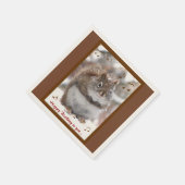 Singen Eichhörnchen Geburtstag Napkins Serviette (Ecke)