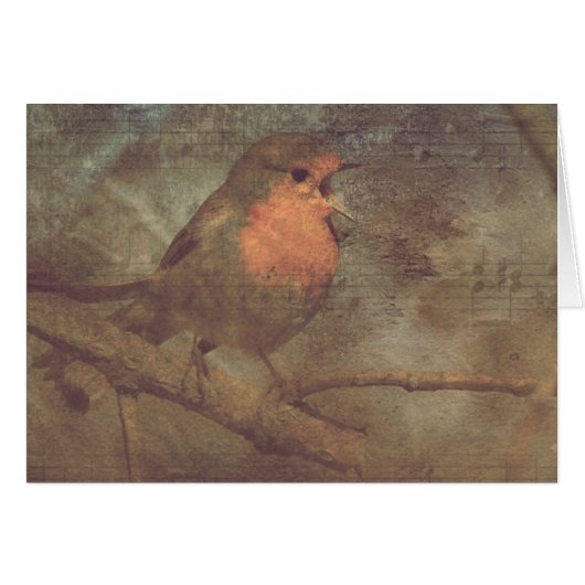 Singen eines Liedes - die Grußkarte (Vorderseite (Horizontal))