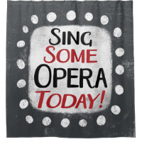 Singen eines Opernvorhangs