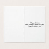 Singen gemeinsam Happy Birthday (Innenseite Aufgefaltet)