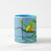 Singen im Regenfrosch Tasse (Zentrum)
