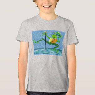 Singen im Regenfrosch Tri-Blend Shirt