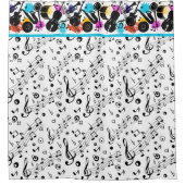 Singen in der Dusche Duschvorhang (Vorderseite)