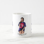 Singen ist kostenlos Kaffee Tasse (Mittel)