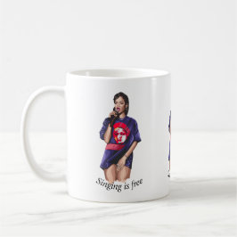 Singen ist kostenlos Kaffee Tasse