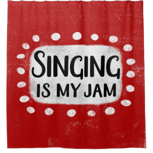 Singen ist mein Jam-Duschvorhang Duschvorhang