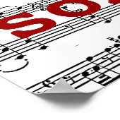 Singen / Leben ist ein Lied Poster (Ecke)