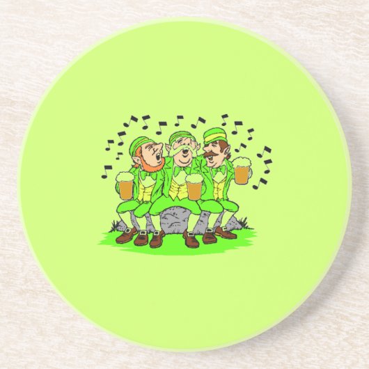 Singen Leprechauns St. Patrick's Day Untersetzer (Vorne)