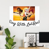 Singen mit LoliRock Poster (Heimbüro)
