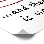 Singen schlimmer als Probleme Funny Poster (Ecke)