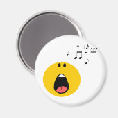 Singen seines kleinen Herzens Magnet (Vorderseite/Rückseite)