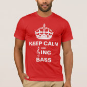 Singen Sie Baß T-Shirt (Vorderseite)