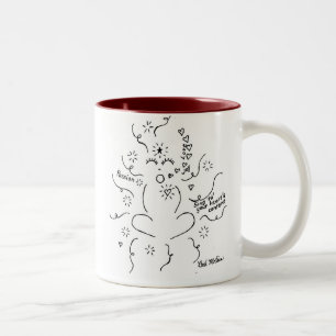 'Singen Sie "bis die zufriedene" Tasse Ihres