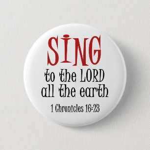 Singen Sie dem Lord Button