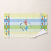Singen Sie ein Happy Song buntes Handtuch-Set mit Badhandtuch Set (Handtuch)