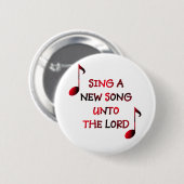 Singen Sie ein neues Lied an den Lord - 23 Button (Vorne & Hinten)
