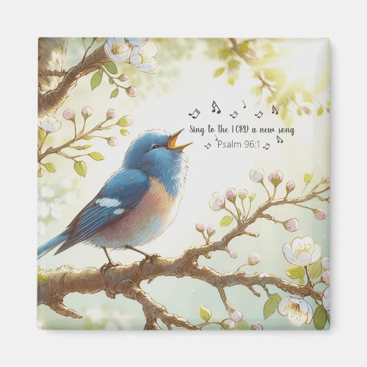 Singen Sie ein neues Lied an den ORD Magnet (Vorne)