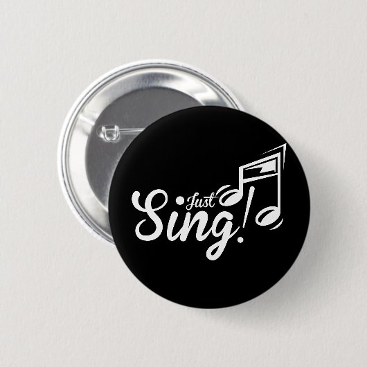 Singen Sie einfach! Button (Vorne & Hinten)