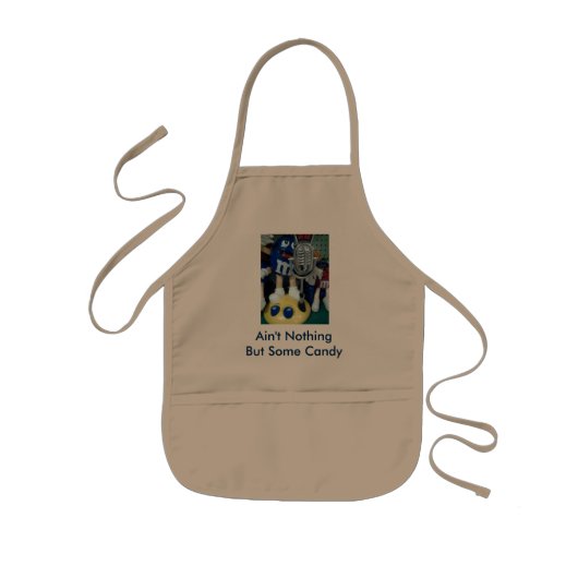 Singen Sie entlang M&M-Figürchen-Schürze Kinderschürze (Vorne)