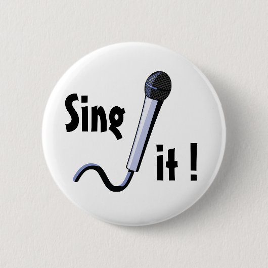 Singen Sie es! Button (Vorderseite)