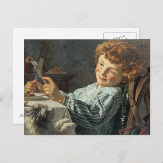 Singen Sie für Ihr Abendessen Postkarte (Vorne/Hinten)