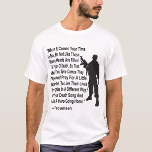 Singen Sie Ihr Todeslied und die wie ein Held # T-Shirt