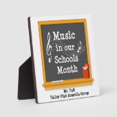 Singen Sie Ihren Lieblingslehrer aus Fotoplatte (Vorderseite)