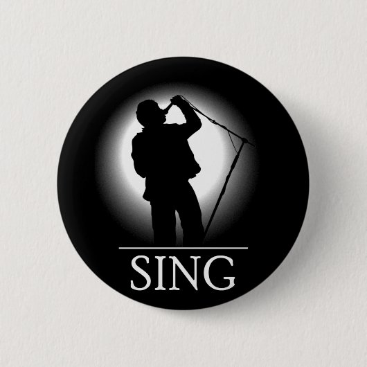 Singen Sie Knopf Button (Vorderseite)